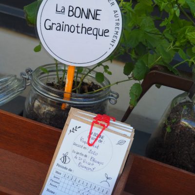 1 an après l'ouverture bilan : La grainothèque