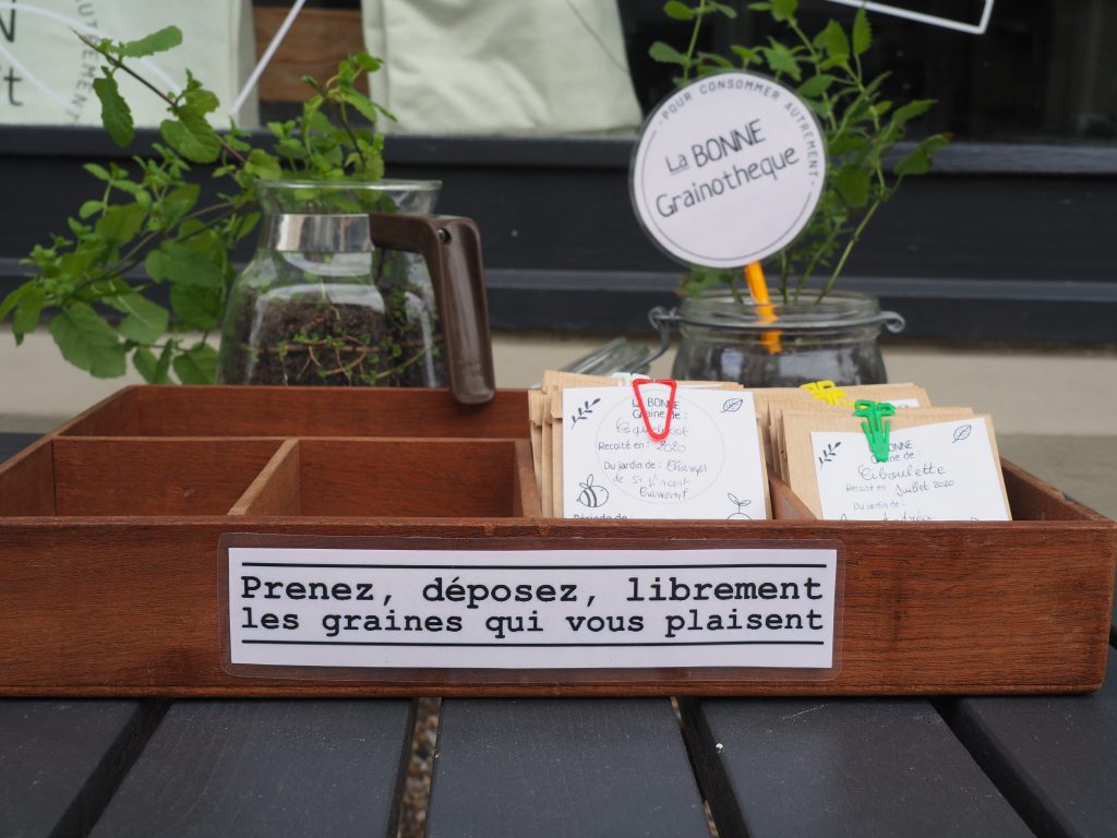 la grainothèque : un projet qui nous tient à coeur