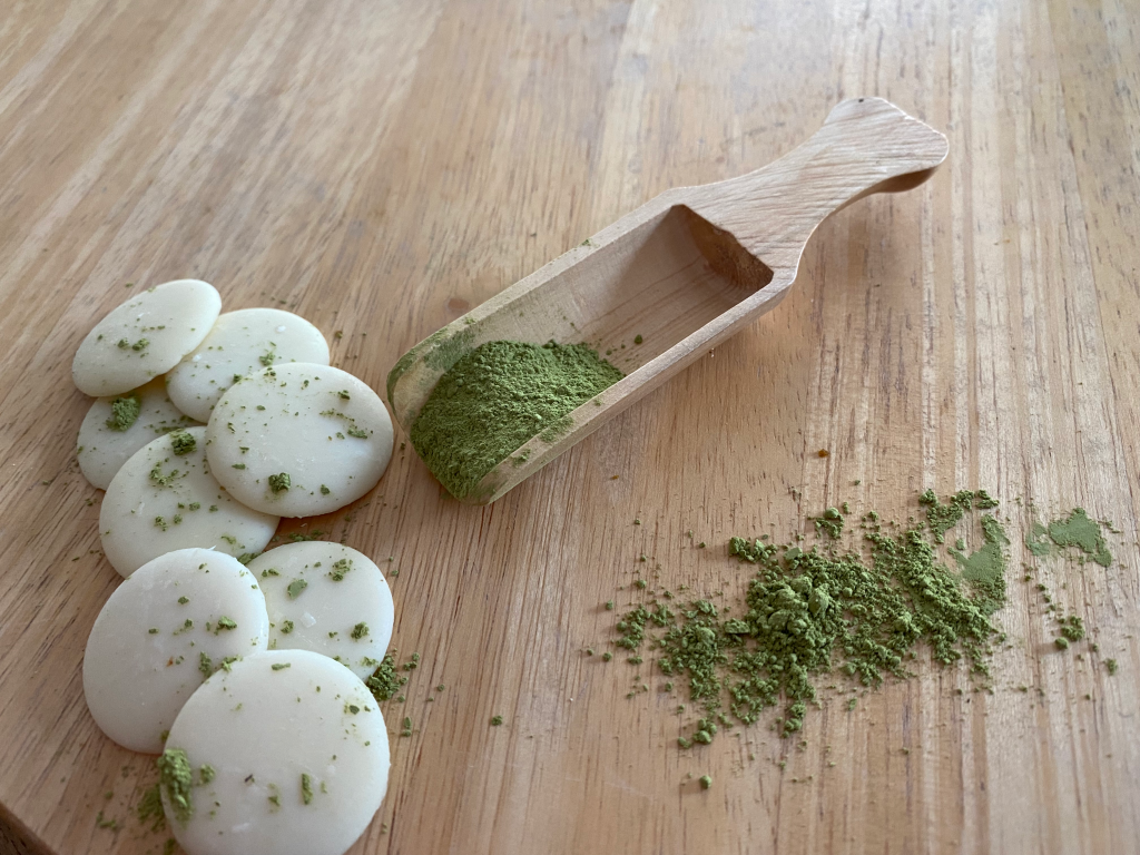 chocolat blanc matcha