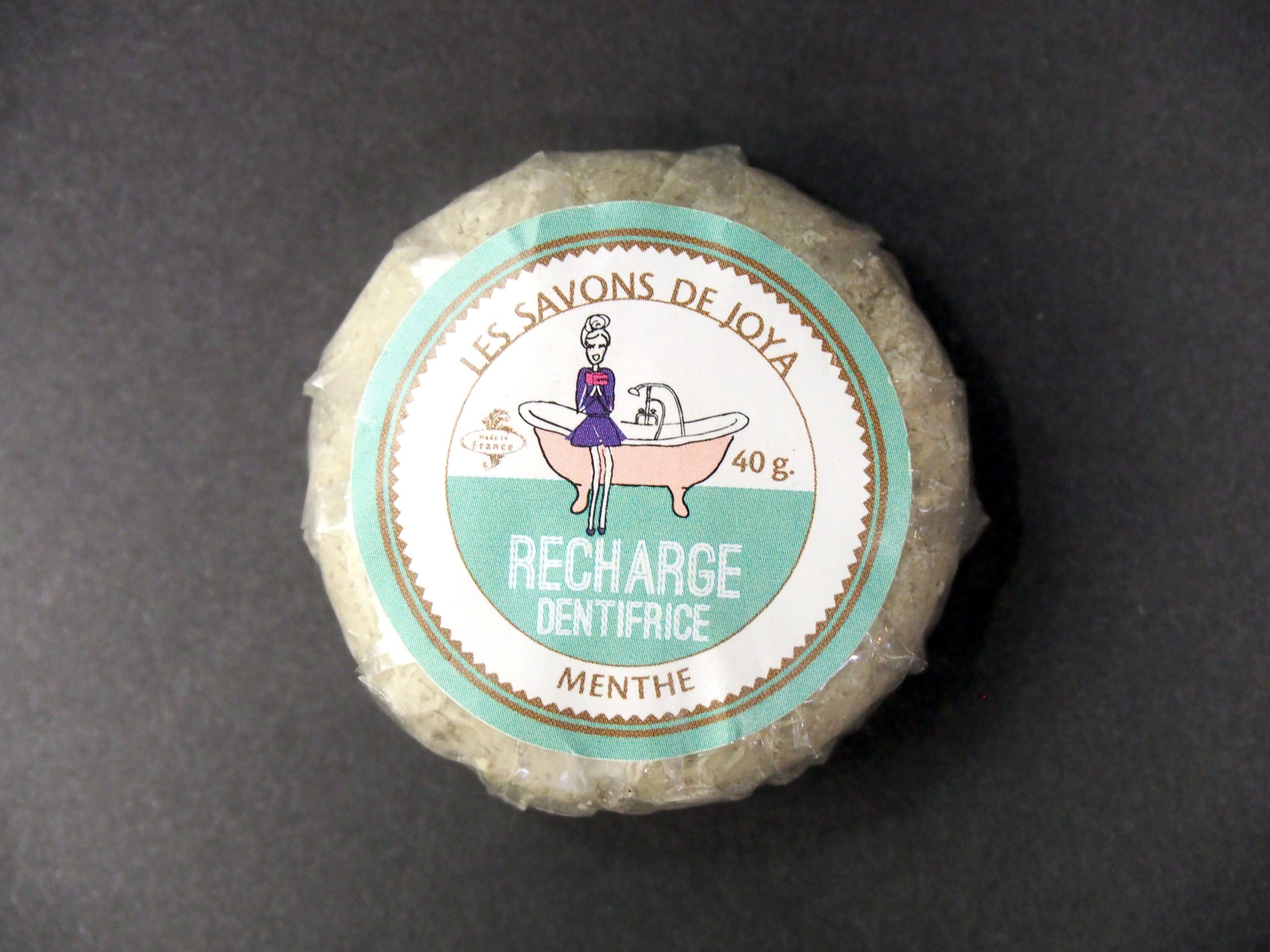 Recharge dentifrice solide à la menthe Les Savons de Joya - Le Bon
