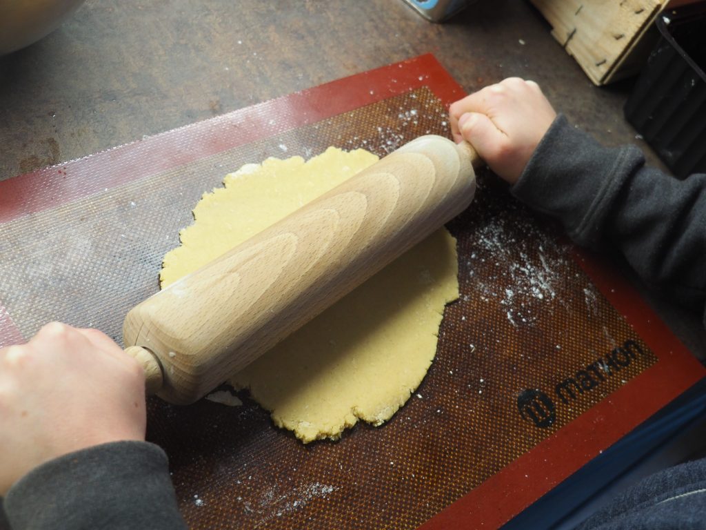 Préparation de pâte à sablés
