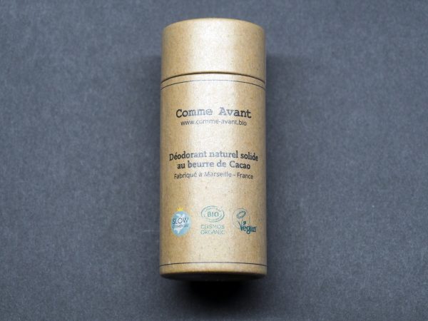 Déodorant naturel solide au beurre de cacao