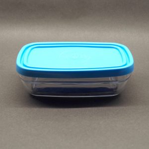 Ravier verre/couvercle 15 cm
