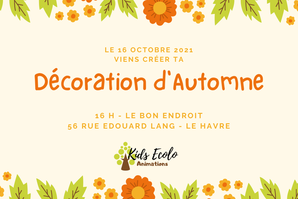 atelier décorations d'automne