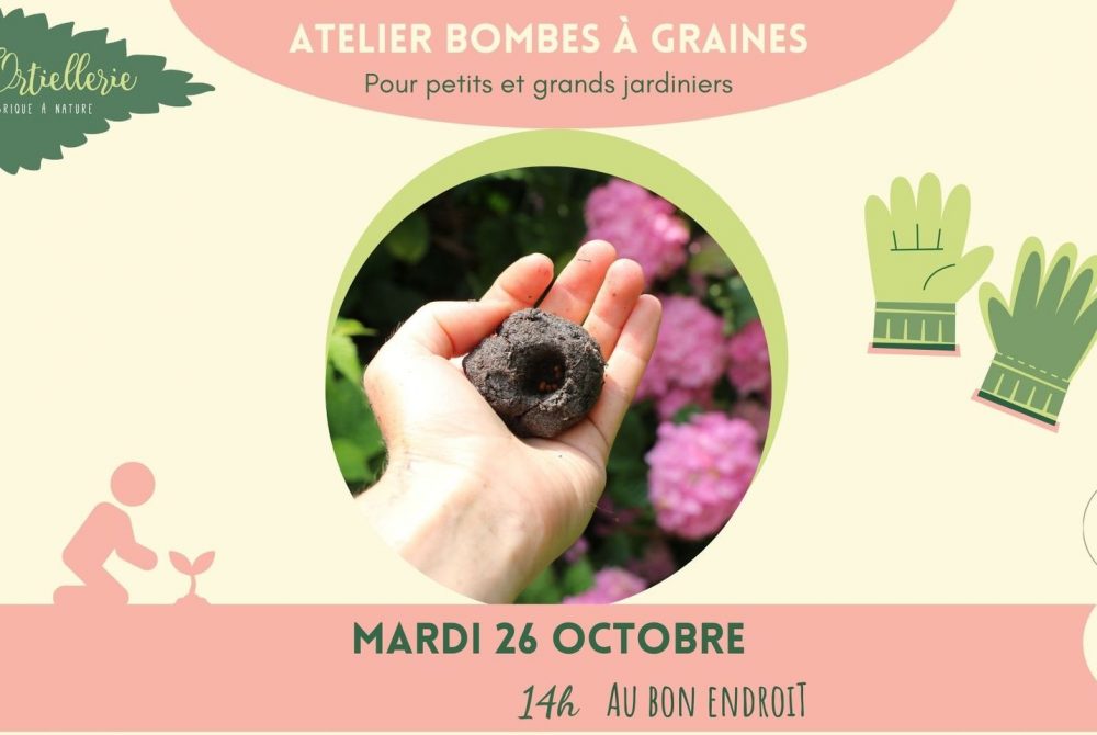 atelier créer ta bombe à graines