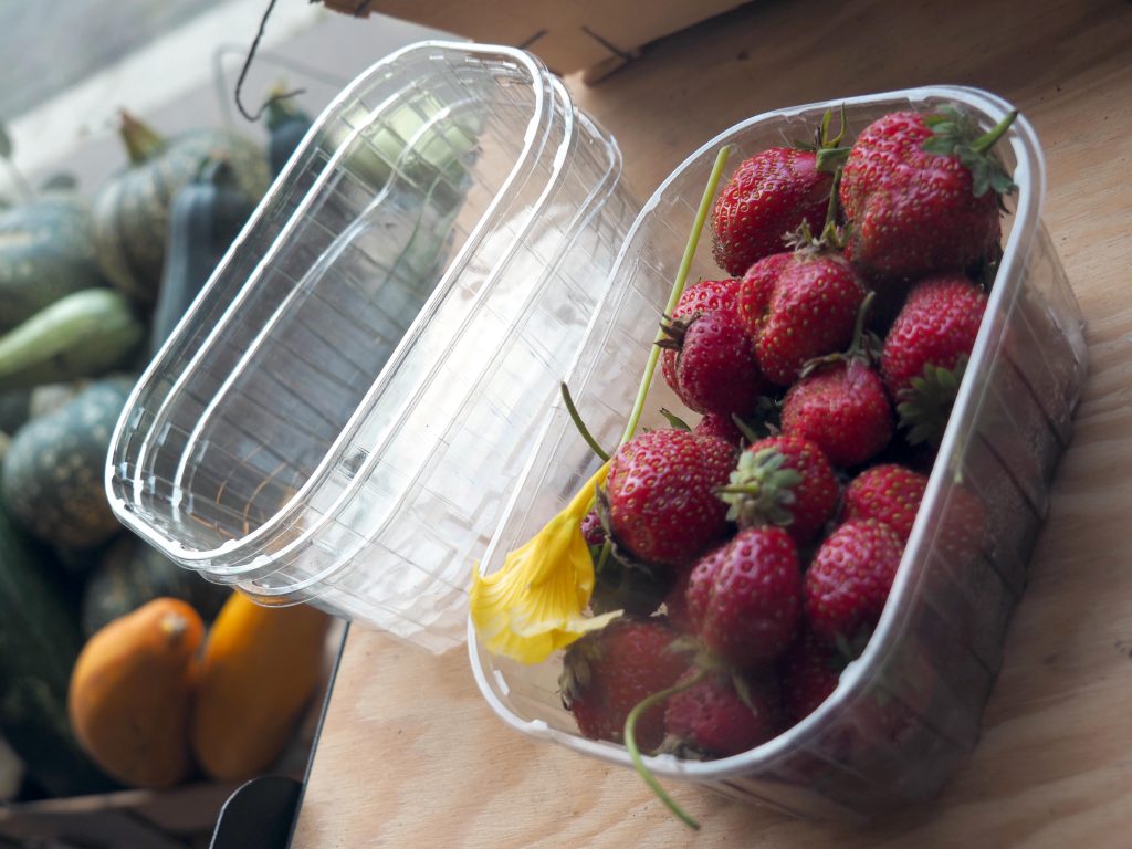 Les barquettes de fraises de Yoan