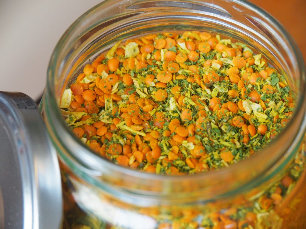 nouveautés de septembre : dahal de lentille corail aux épinard