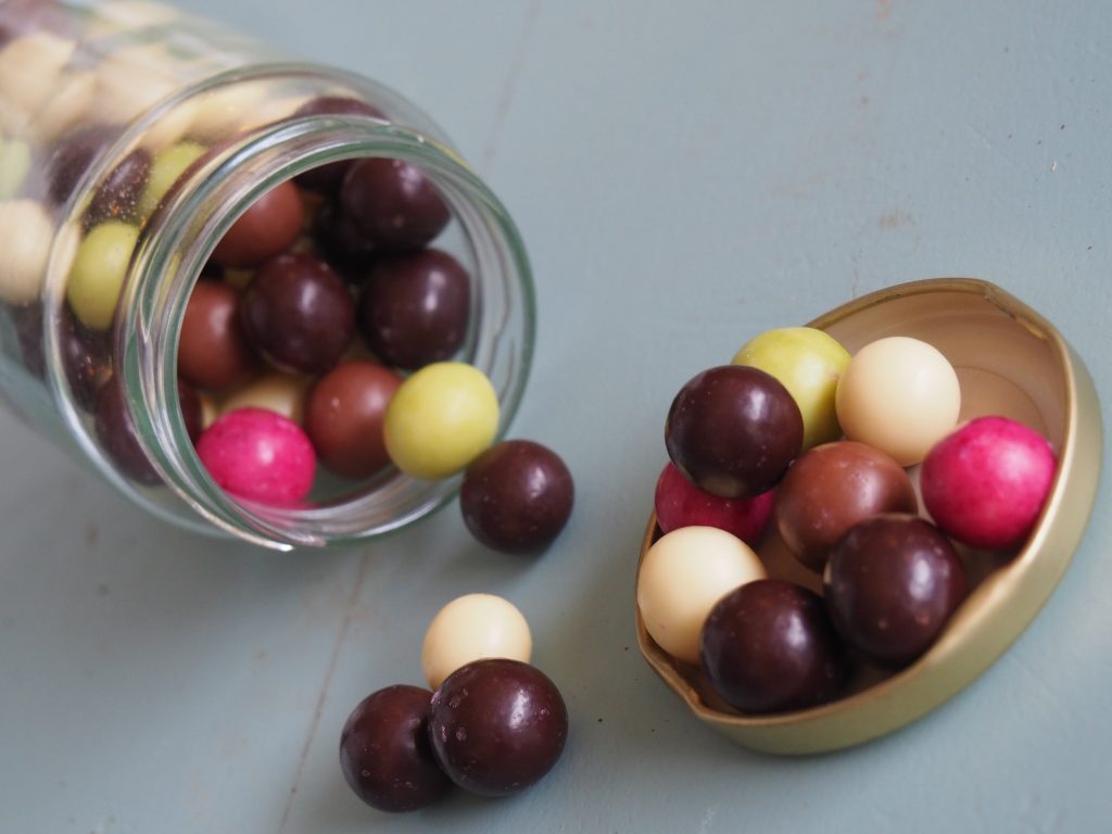 billes de maïs enrobées de chocolat 5 couleurs