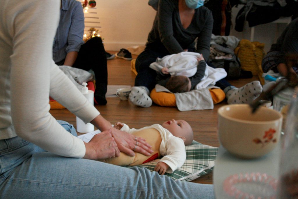 massage bébé