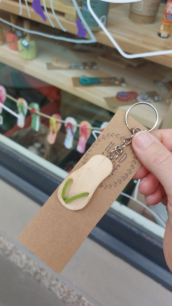 Porte clé en bois le havre